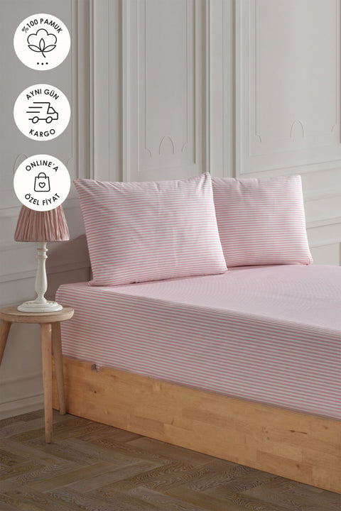 Mix & Match | Oriana | %100 Pamuk Çift Kişilik Çarşaf Seti