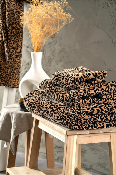 Panthera | %100 Pamuk 3'lü Havlu Seti