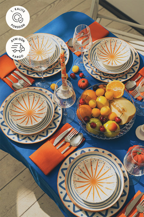 Soley | 24 Parça 6 Kişilik Yemek Takımı