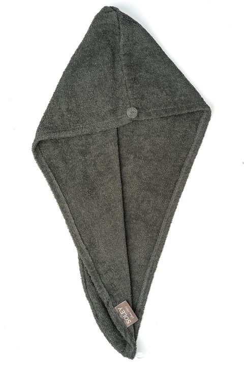 Talya | Ekstra Yumuşak Pamuklu Saç Havlusu - Bone