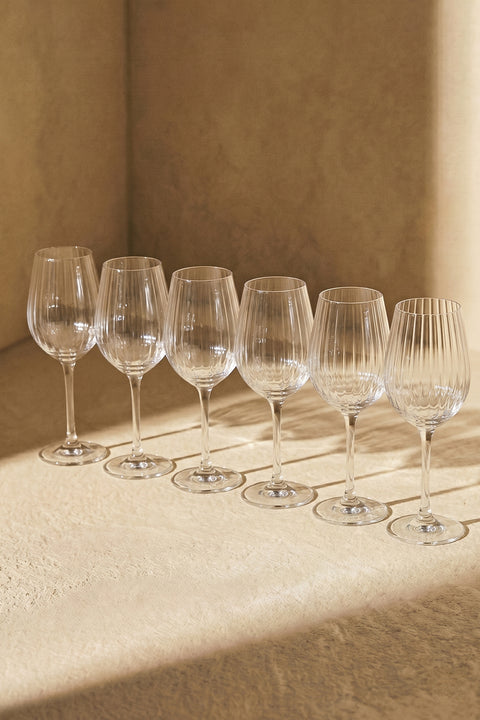 Water | 6’lı Kristal Kadeh Seti (350 ml)