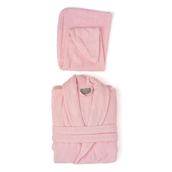 Mayda | %100 Pamuk Saç Bonesi Bornoz Seti