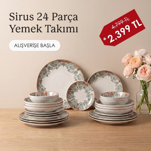 Sirus Yemek Takımı: 2.399 TL